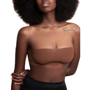 BYE-BRA - KÖRPERKLEBEBAND 5 M X 6.5 CM + 3 PAAR NIPPLE COVER BRAUN
