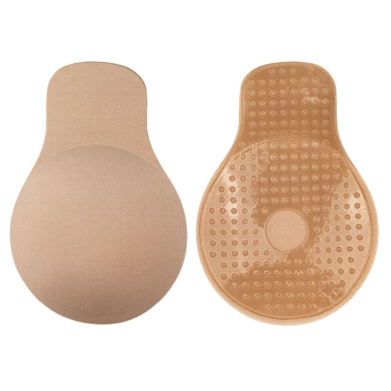 BYE-BRA - BRUSTSTRAFFER PUSH-UP STOFF BEIGE GRÖSSE M