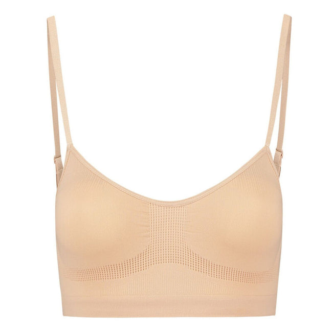BYE-BRA - MEDIUM CONTROL BRA SEAMLESS BLACK SIZE XL
