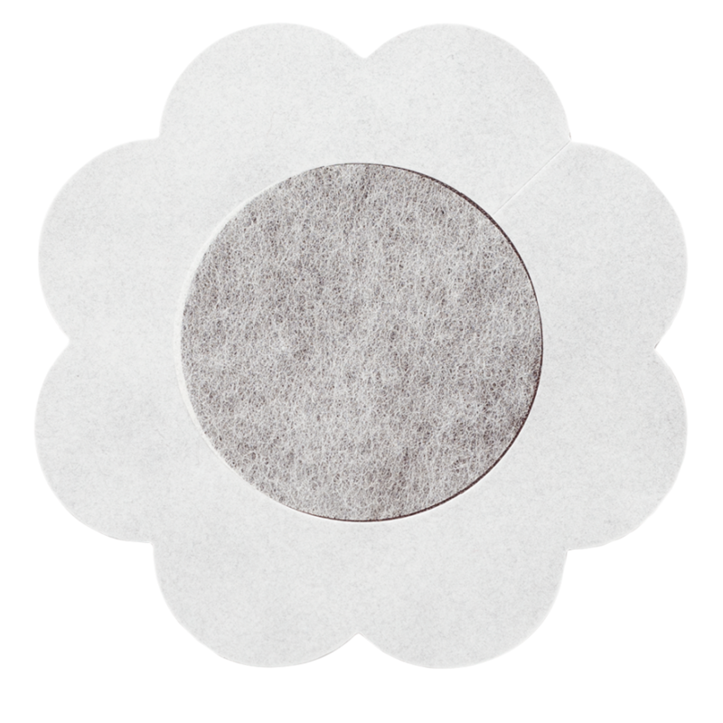 BYE-BRA - BLUMEN-NIPPELETCUPS PACKUNG MIT 3 STÜCK GRÖSSE M