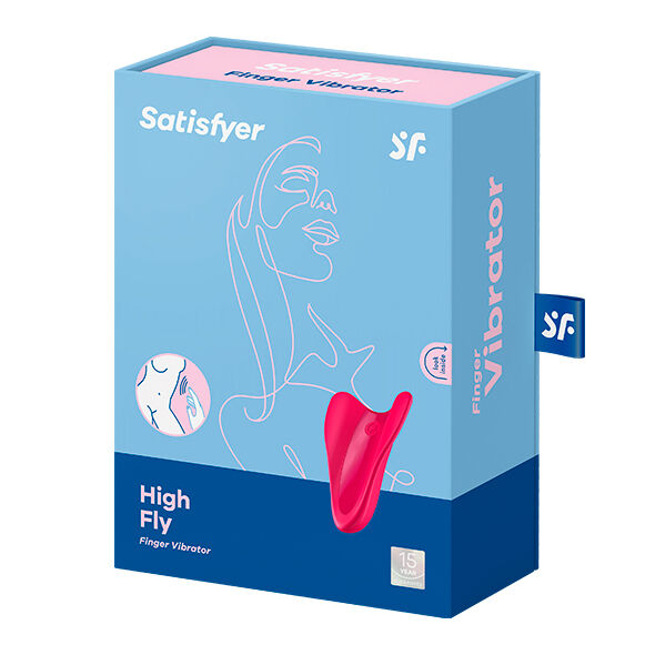 SATISFYER - HIGH FLY FINGER Sensory Device FUCHSIA