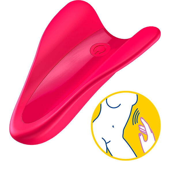 SATISFYER - HIGH FLY FINGER Sensory Device FUCHSIA
