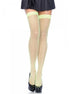 LEG AVENUE - NYLON NETZ-OVERKNEE-STRÜMPFE NEON