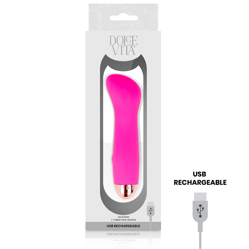 DOLCE VITA – Wiederaufladbares sensorisches Gerät EIN ROSA 7 STUFEN