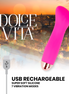 DOLCE VITA – Wiederaufladbares sensorisches Gerät EIN ROSA 7 STUFEN
