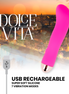 DOLCE VITA - AUFLADBARES Sensorisches Gerät ZWEI ROSA 7 STUFEN