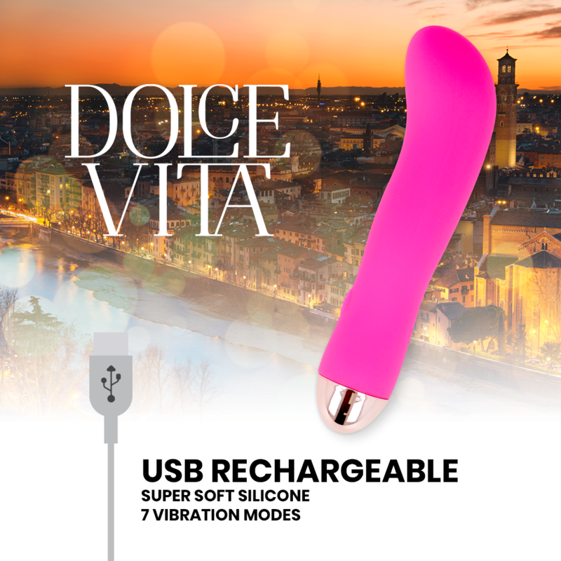DOLCE VITA - AUFLADBARES Sensorisches Gerät ZWEI ROSA 7 STUFEN