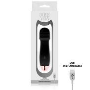 DOLCE VITA - RECHARGEABLE Sensory Device THREE BLACK 7 SPEED