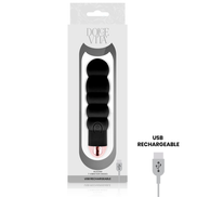 DOLCE VITA - RECHARGEABLE Sensory Device SIX BLACK 7 SPEEDS
