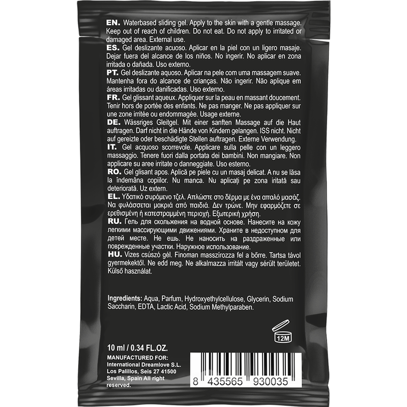 COQUETTE CHIC DESIRE - ERDBEER GLEITMITTEL AUF WASSERBASIS KÜSSBAR POCKET 10 ML
