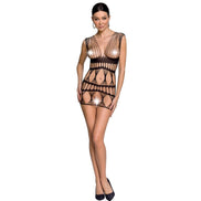 PASSION - WOMAN BS089 BODYSTRUMPF SCHWARZ EINHEITSGRÖSSE
