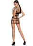 PASSION - WOMAN BS089 BODYSTRUMPF SCHWARZ EINHEITSGRÖSSE