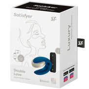 SATISFYER - DOUBLE LOVE LUXURY PARTNER Sensory Device BLUE