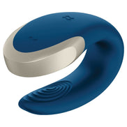 SATISFYER - DOUBLE LOVE LUXURY PARTNER Sensory Device BLUE