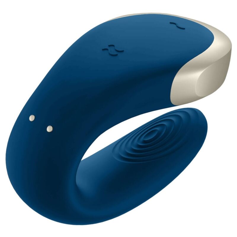 SATISFYER - DOUBLE LOVE LUXURY PARTNER Sensory Device BLUE