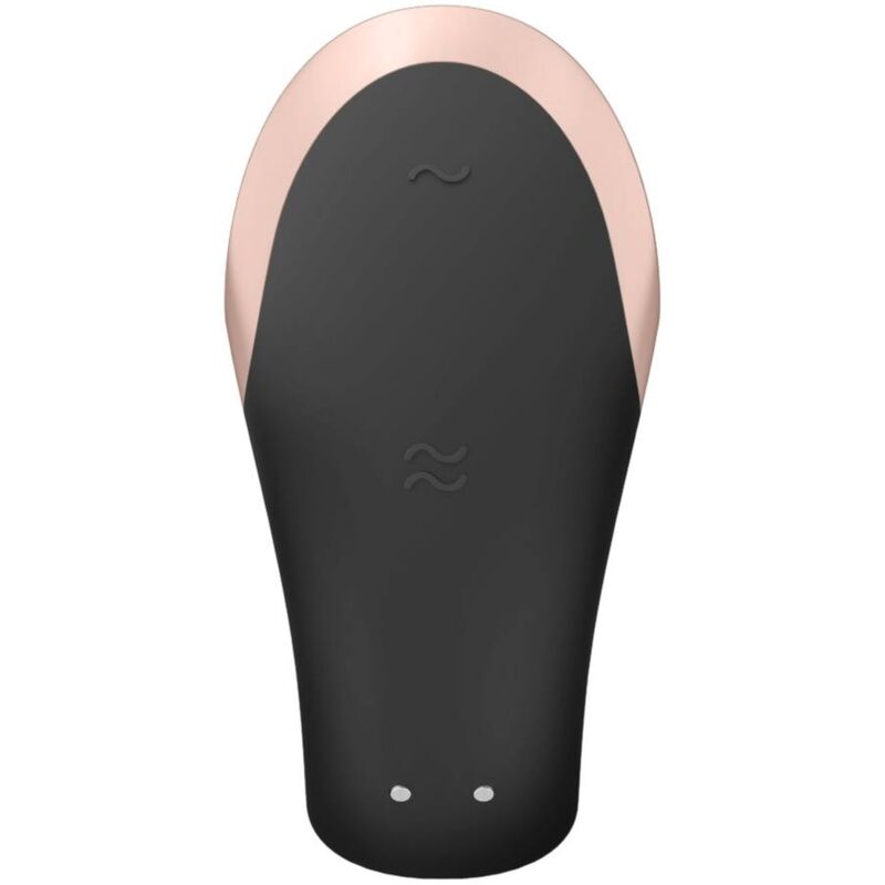 SATISFYER - DOUBLE LOVE LUXURY PARTNER Sensory Device BLACK