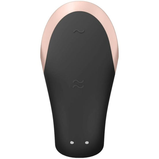 SATISFYER - DOUBLE LOVE LUXURY PARTNER Sensorisches Gerät SCHWARZ