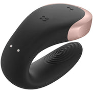 SATISFYER - DOUBLE LOVE LUXURY PARTNER Sensory Device BLACK