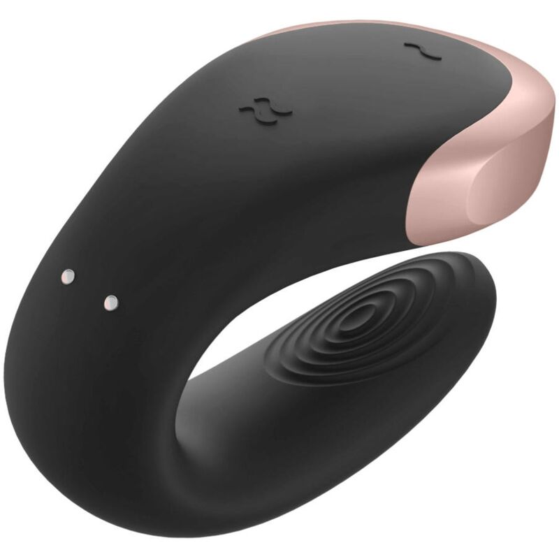 SATISFYER - DOUBLE LOVE LUXURY PARTNER Sensory Device BLACK