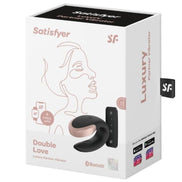 SATISFYER - DOUBLE LOVE LUXURY PARTNER Sensory Device BLACK