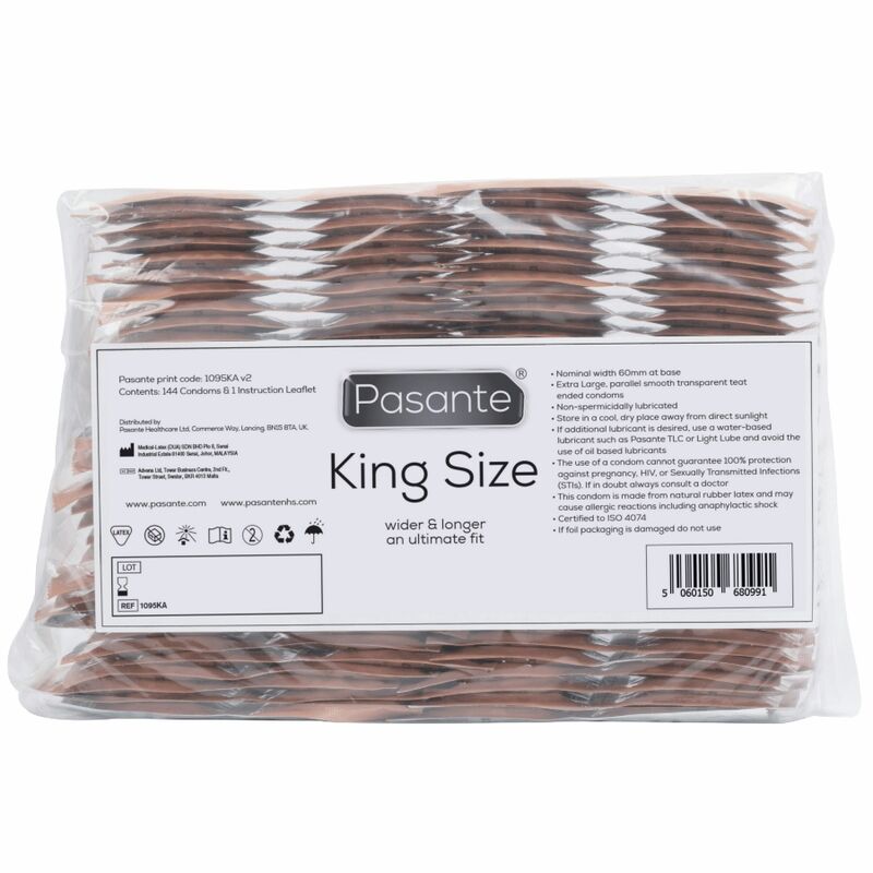 PASANTE - KONDOME KING SIZE BEUTEL 144 STÜCK