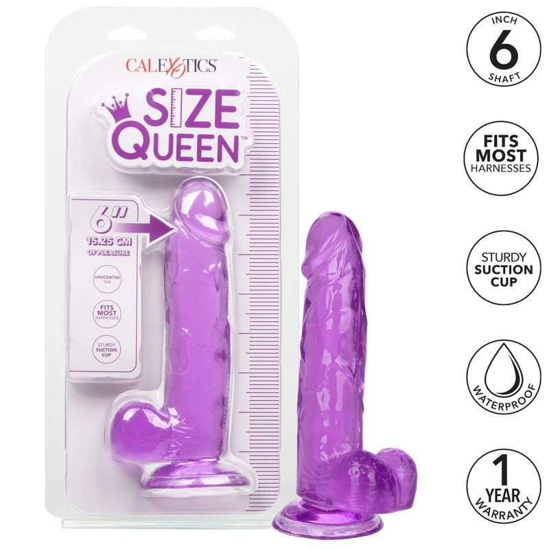 CALEXOTICS - SIZE QUEEN Wellness-Gerät LILA 15,3 CM
