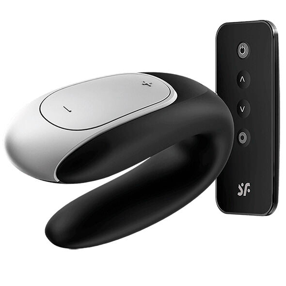 SATISFYER - DOUBLE FUN PARTNER Sensory Device BLACK