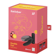 SATISFYER - DOUBLE FUN PARTNER Sensory Device BLACK