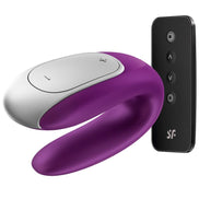 SATISFYER - DOUBLE FUN PARTNER Sensory Device PURPLE