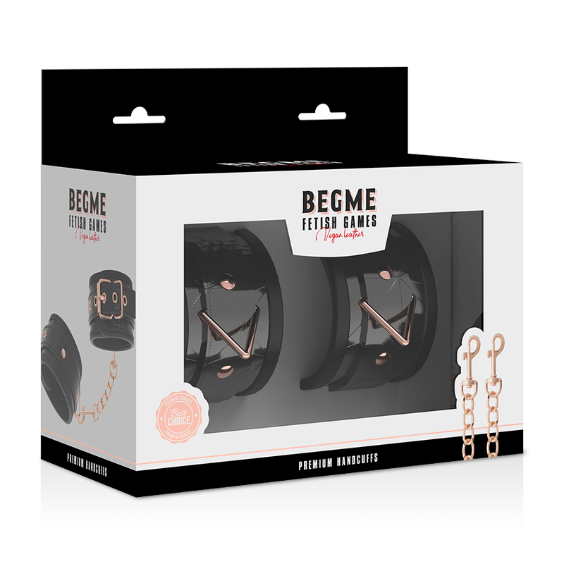 BEGME - SCHWARZE EDITION PREMIUM-HANDSCHELLEN MIT NEOPRENFUTTER