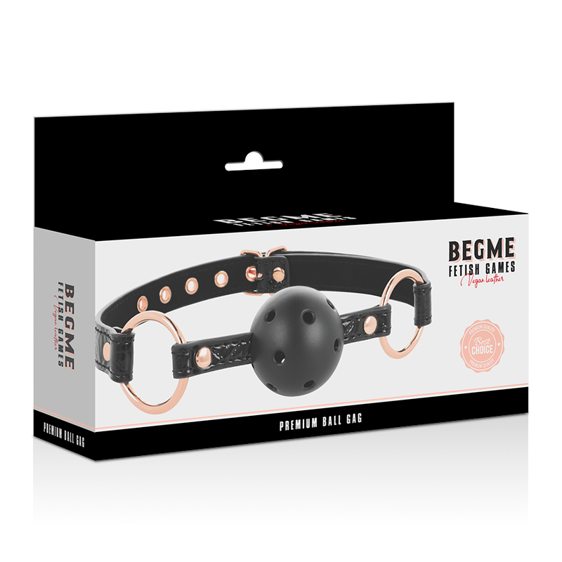 BEGME - BLACK EDITION KNEBEL LEDERIMITAT