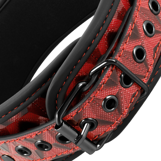 BEGME - RED EDITION HALSBAND MIT BRUSTWARZENKLEMMEN MIT NEOPRENFUTTER