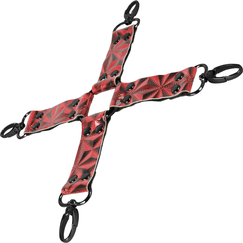 BEGME - RED EDITION PREMIUM VEGANES LEDER HOG TIE