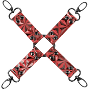BEGME - RED EDITION PREMIUM VEGANES LEDER HOG TIE