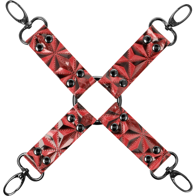 BEGME - RED EDITION PREMIUM VEGANES LEDER HOG TIE