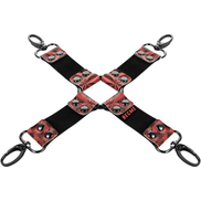BEGME - RED EDITION PREMIUM VEGANES LEDER HOG TIE