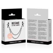 BEGME - RED EDITION NIPPLE CLIPS MIT KETTE
