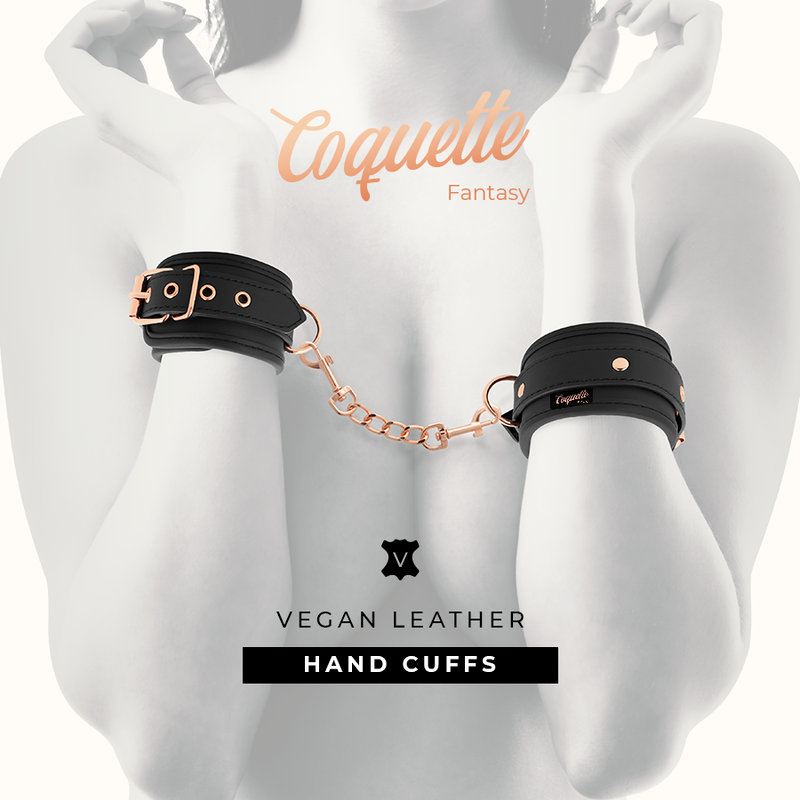 COQUETTE CHIC DESIRE - FANTASY VEGANE LEDERHANDSCHELLEN