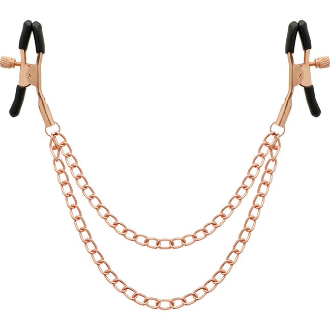 COQUETTE CHIC DESIRE - FANTASY METAL NIPPLE CLIPS WITH CHAIN