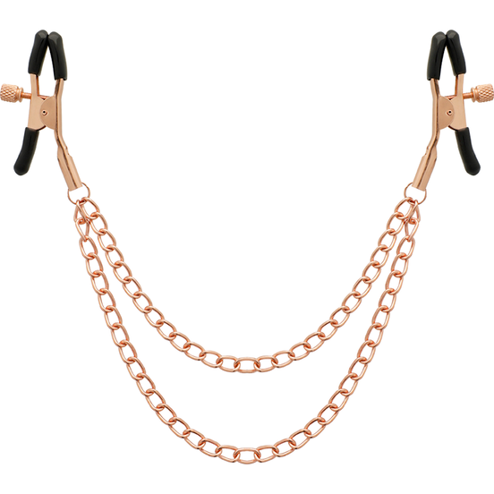COQUETTE CHIC DESIRE - FANTASY METAL NIPPLE CLIPS WITH CHAIN