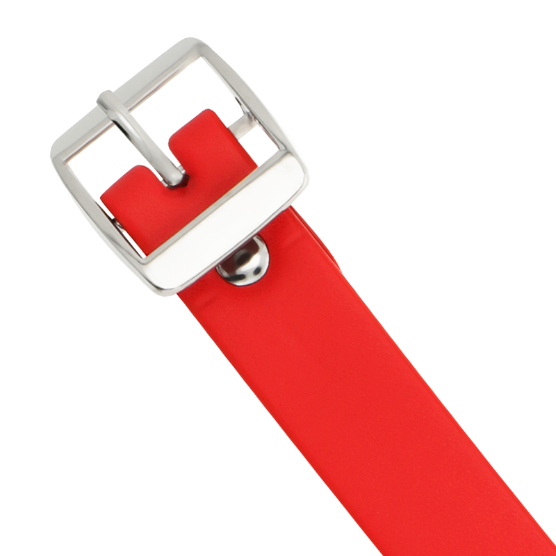 COQUETTE CHIC DESIRE – ROTE VEGAN LEDER HALSKETTE FRAU FESCH ACCESSOIRE