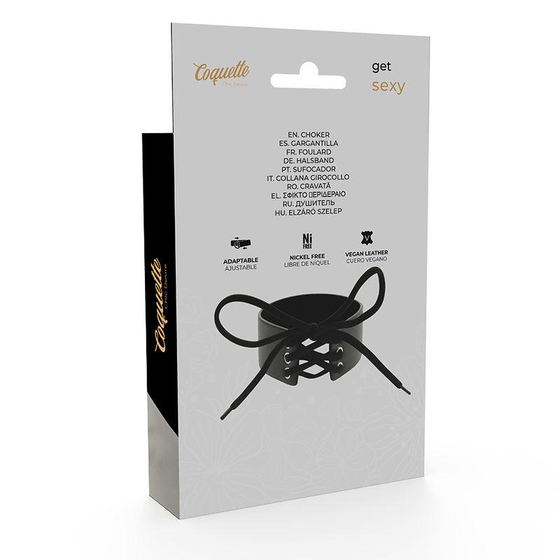 COQUETTE CHIC DESIRE - VEGANES LEDER CHOKER