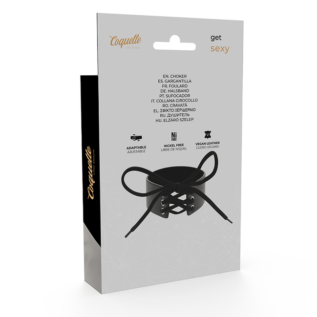 COQUETTE CHIC DESIRE - VEGANES LEDER CHOKER
