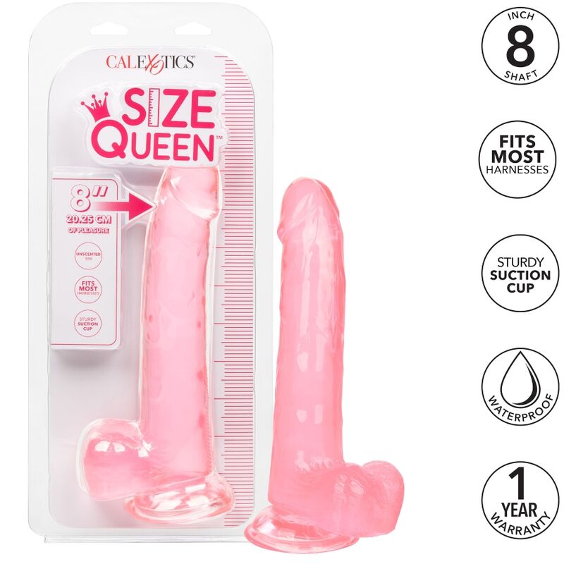 CALEXOTICS - SIZE QUEEN Wellness Device PINK 20.3 CM
