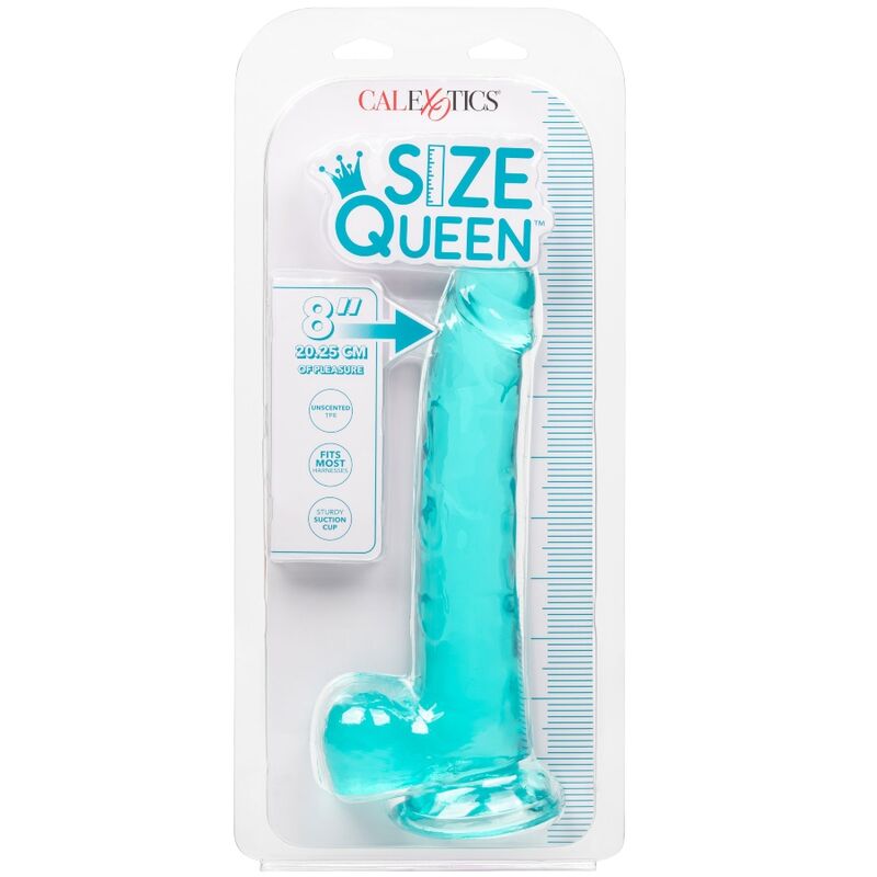 CALEXOTICS - SIZE QUEEN Wellness-Gerät BLAU 20,3 CM