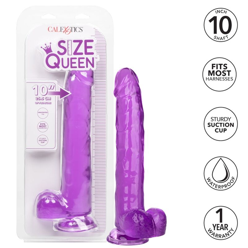 CALEXOTICS - SIZE QUEEN Wellness-Gerät LILA 25,5 CM