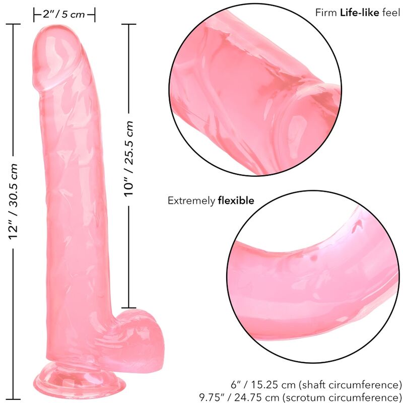 CALEXOTICS - SIZE QUEEN Wellness Device PINK 25.5 CM