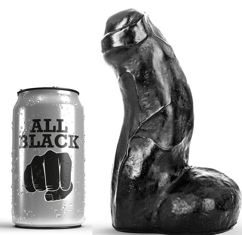 GANZ SCHWARZ – REALISTISCHER DONG SCHWARZ 17 CM