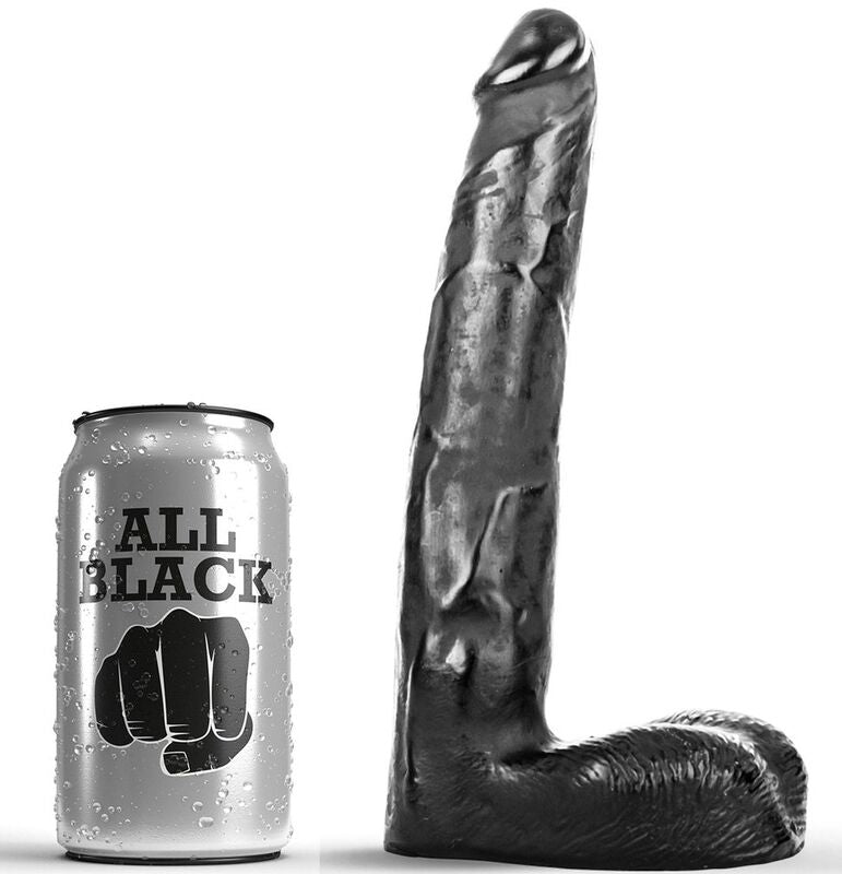 ALL BLACK - Wellness Device REALISTIC 21 CM