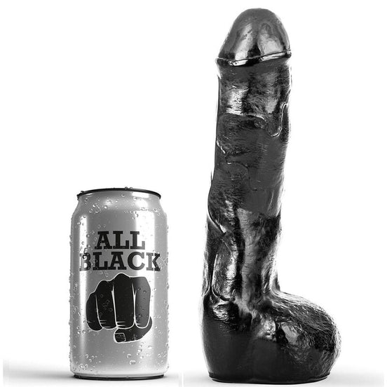 ALL BLACK - REALISTISCHER PENIS ANAL 20 CM